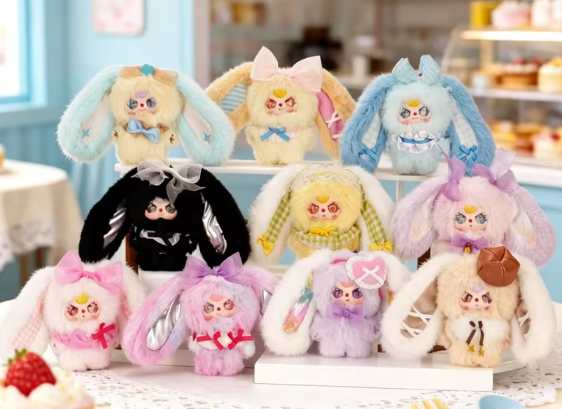 BABY THREE POCKET BUNNY PENDANT TREASURE SERIES BLIND BOX