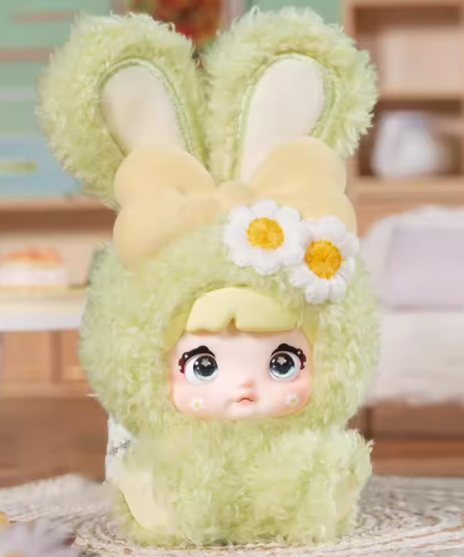 NOMMI BABY SWEETHEART BUNNY - PUDDING CREAM (open confirmed)