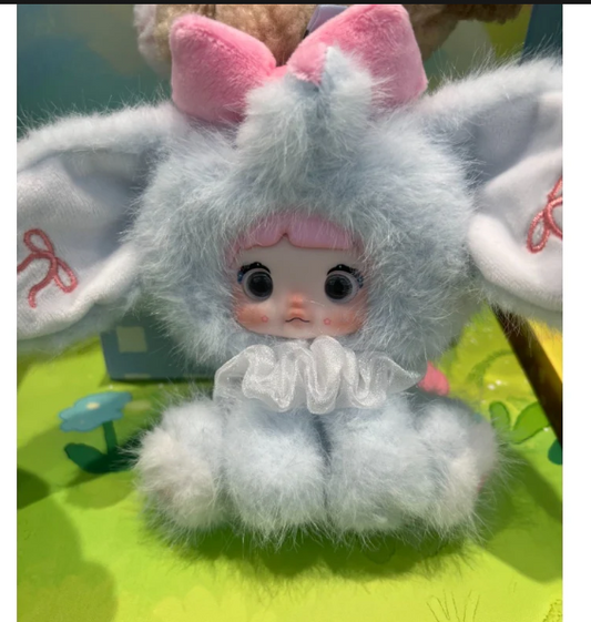 NOMMI SITTING ZOO -Cloudy Elephant Puff  (open box)