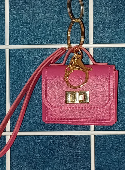 PINK HANDBAG KEY CHAIN