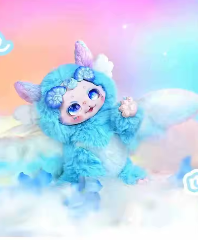 MAYTREE DUMIA FANTASY BIOLOGY PLUSH - BLUE  (open box)