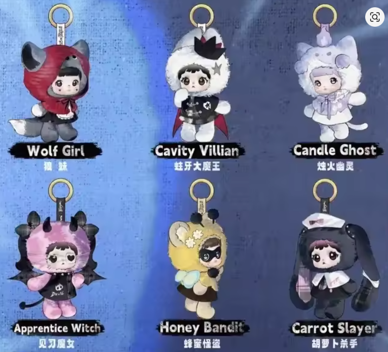 NOMMI & HEYMI TROUBLE MAKER ALLIANCE BLIND BOX PLUSH PENDANT