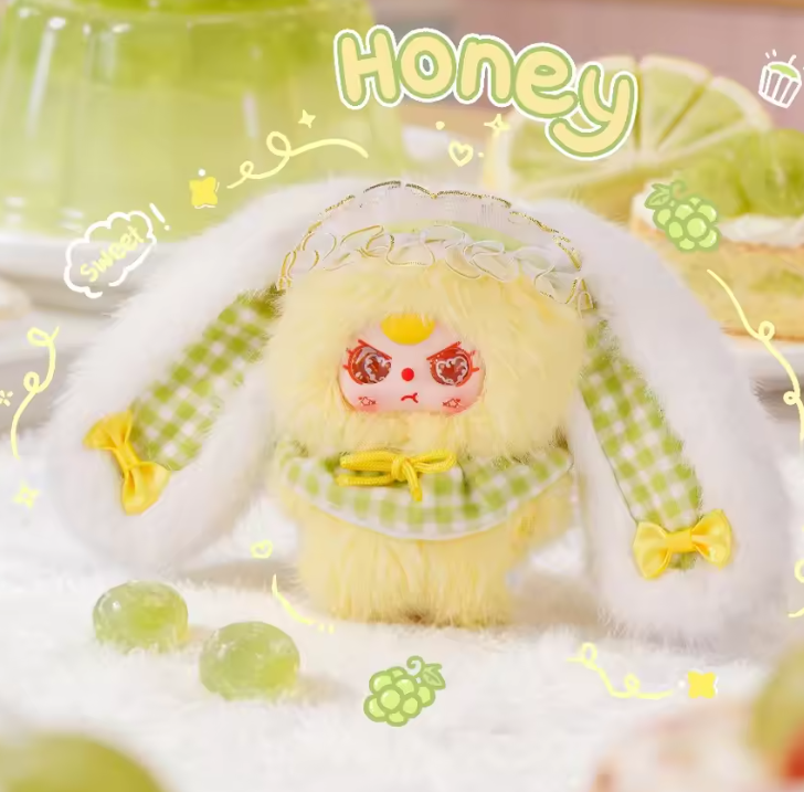 BABY THREE BUNNY PENDANT TREASURE  confirmed  grape soda bunny