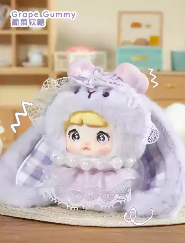 NOMMI BABY SWEETHEART BUNNY -GRAPE GUMMY (opened confirmed )