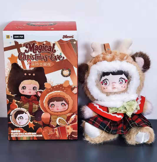 NOMMI MAGICAL CHRISTMAS EVE PLUSH  SERIES - GIFT GIVING DEER ( open box)