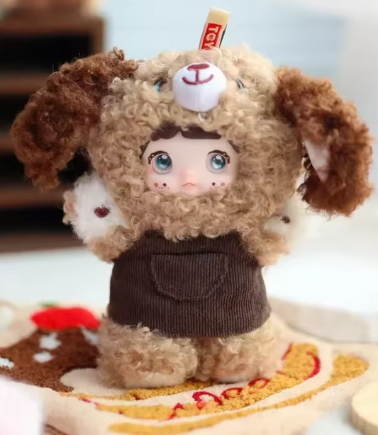 NOMMI PUPPY DIARY PLUSH PENDANT - COCOA PAWS (OPEN BOX)