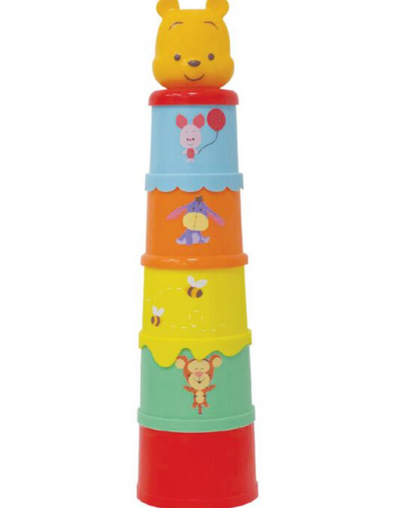 DISNEY WINNIE THE POOH - REAL FEEL WINNIE AND STACKING CUPS